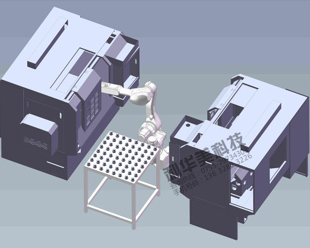 上下料數(shù)控機(jī)床機(jī)械手解放勞動力